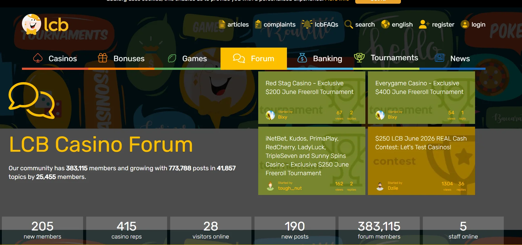 LCB Casino Forum for casino affiliates, iGaming community, bonuses and player reviews