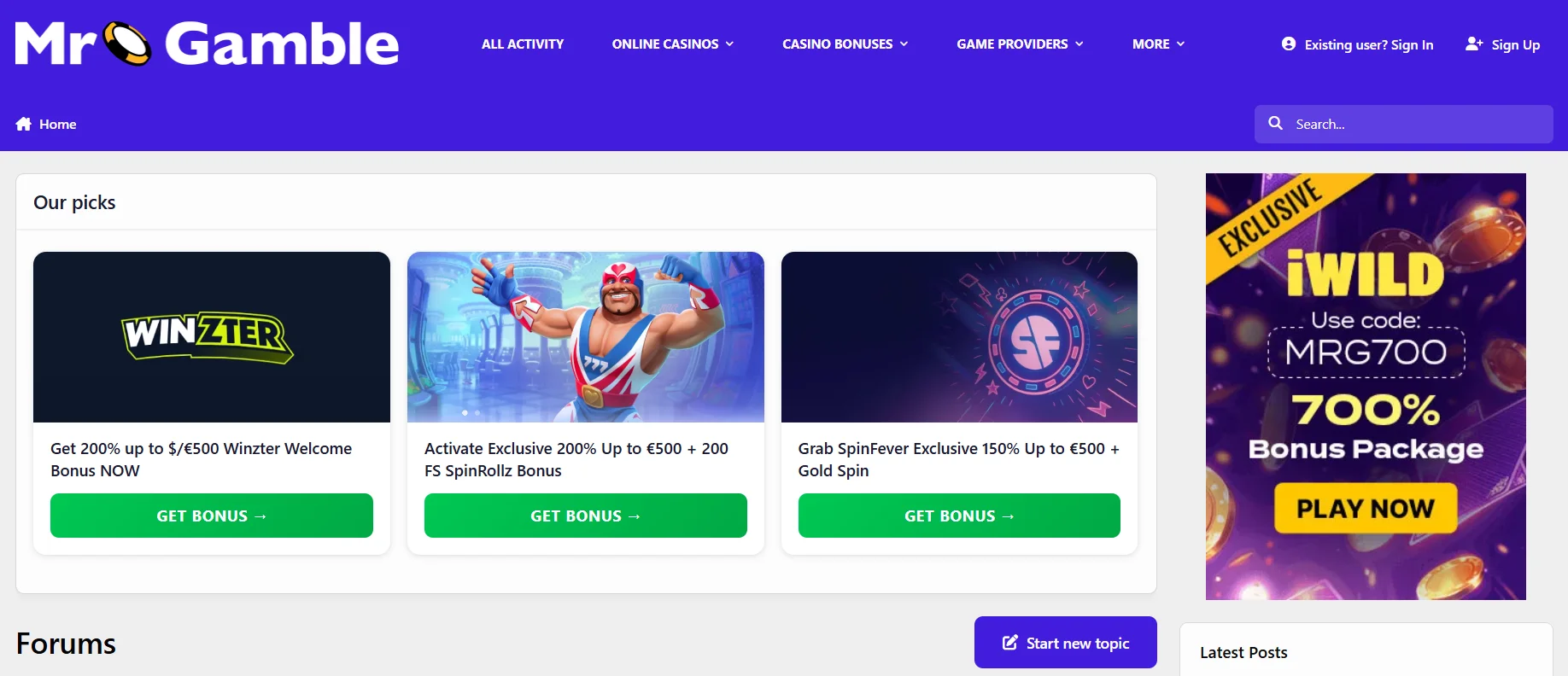 Mr-Gamble forum for iGaming audiences, casino brands, affiliates and traffic teams