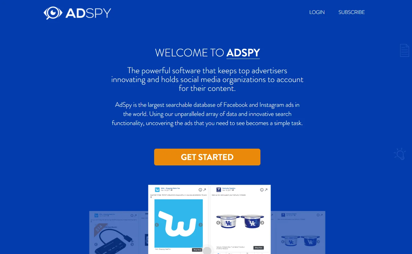 AdSpy for competitor Facebook ad analysis