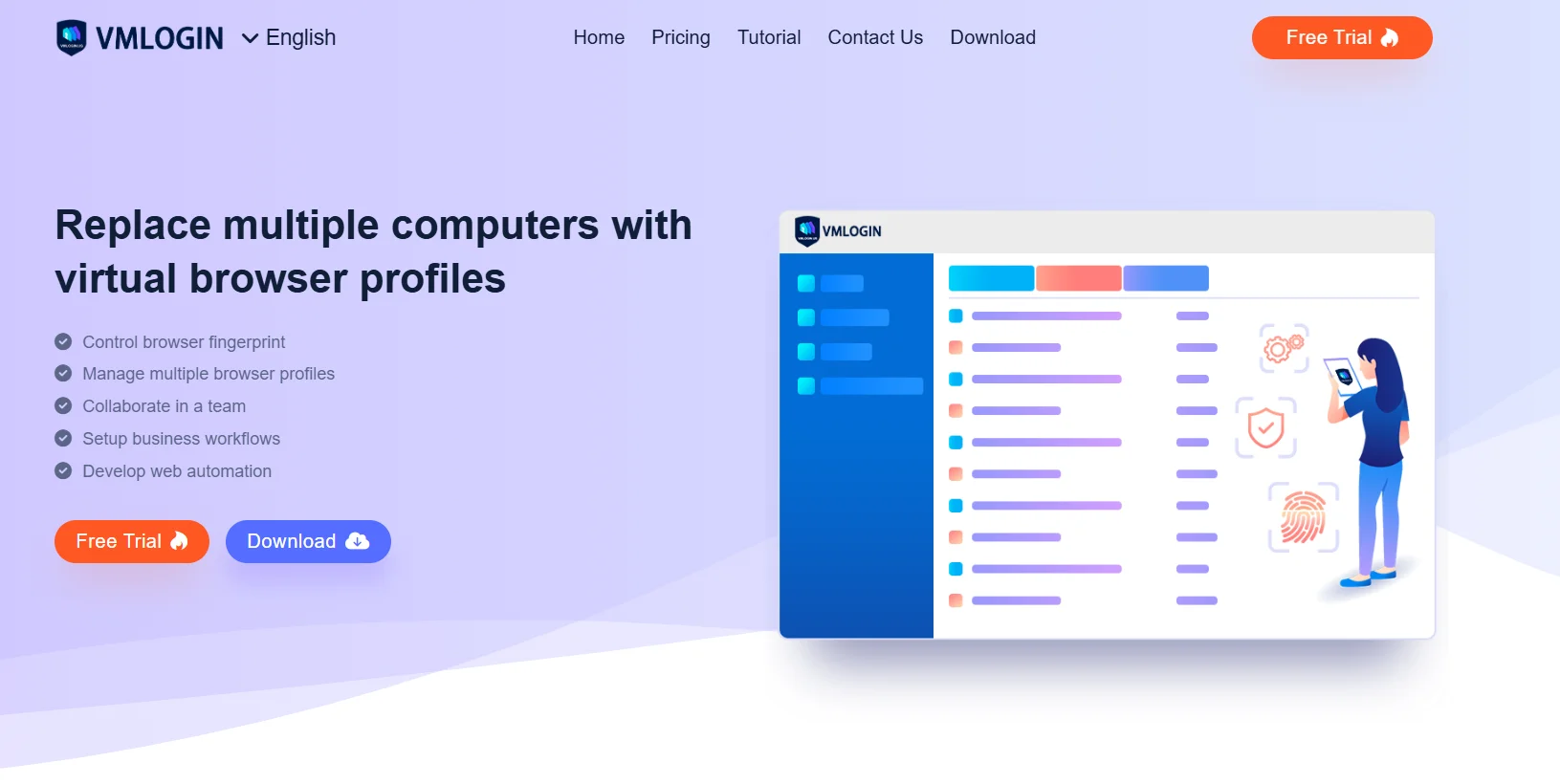 VMLogin multi-accounting browser with dedicated proxies