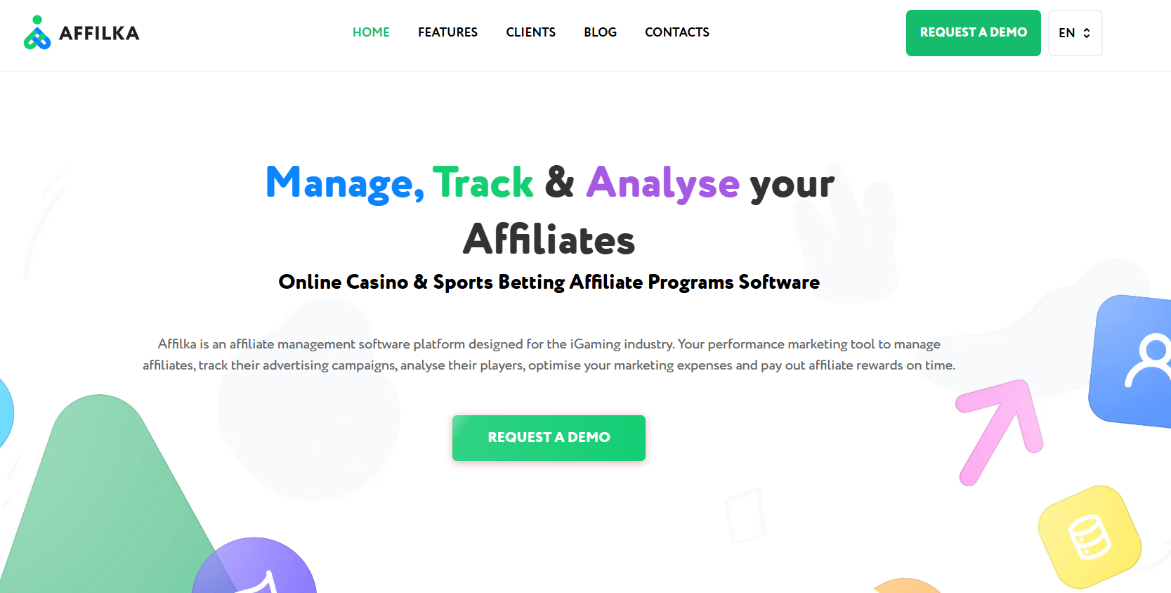 Affilka iGaming affiliate management platform by SOFTSWISS