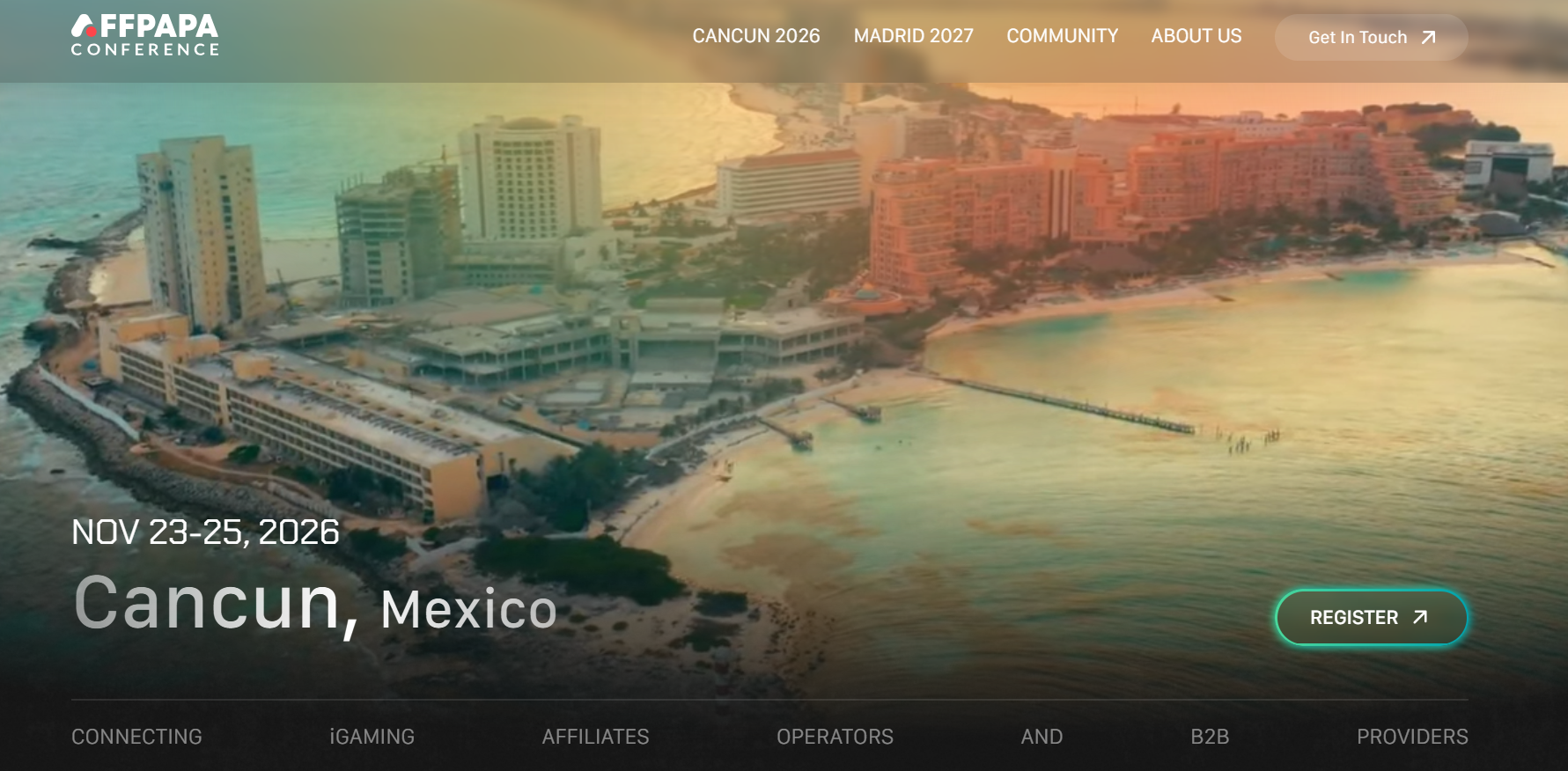 AffPapa Conference Cancun — iGaming affiliate conference for operators, affiliates, advertisers and B2B providers