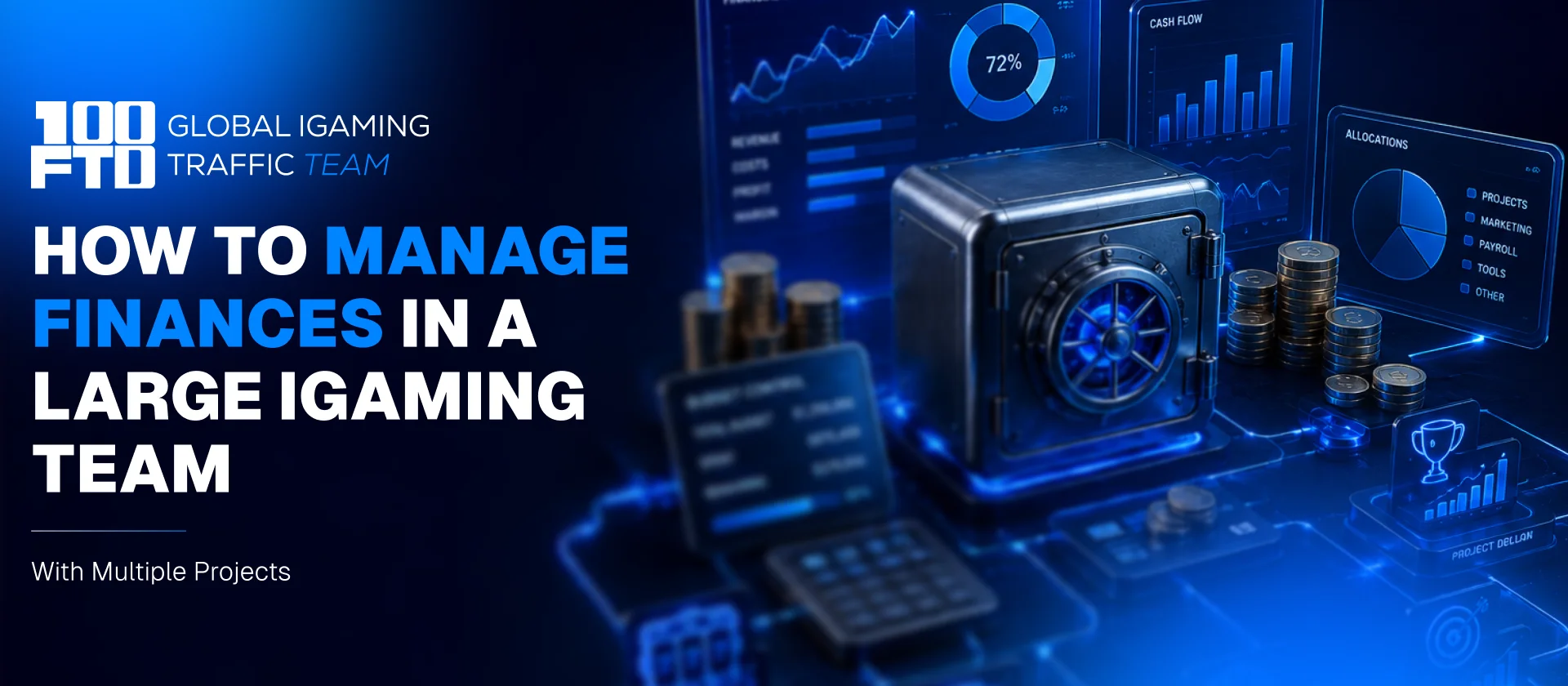 How to manage finance in a large iGaming team with multiple projects