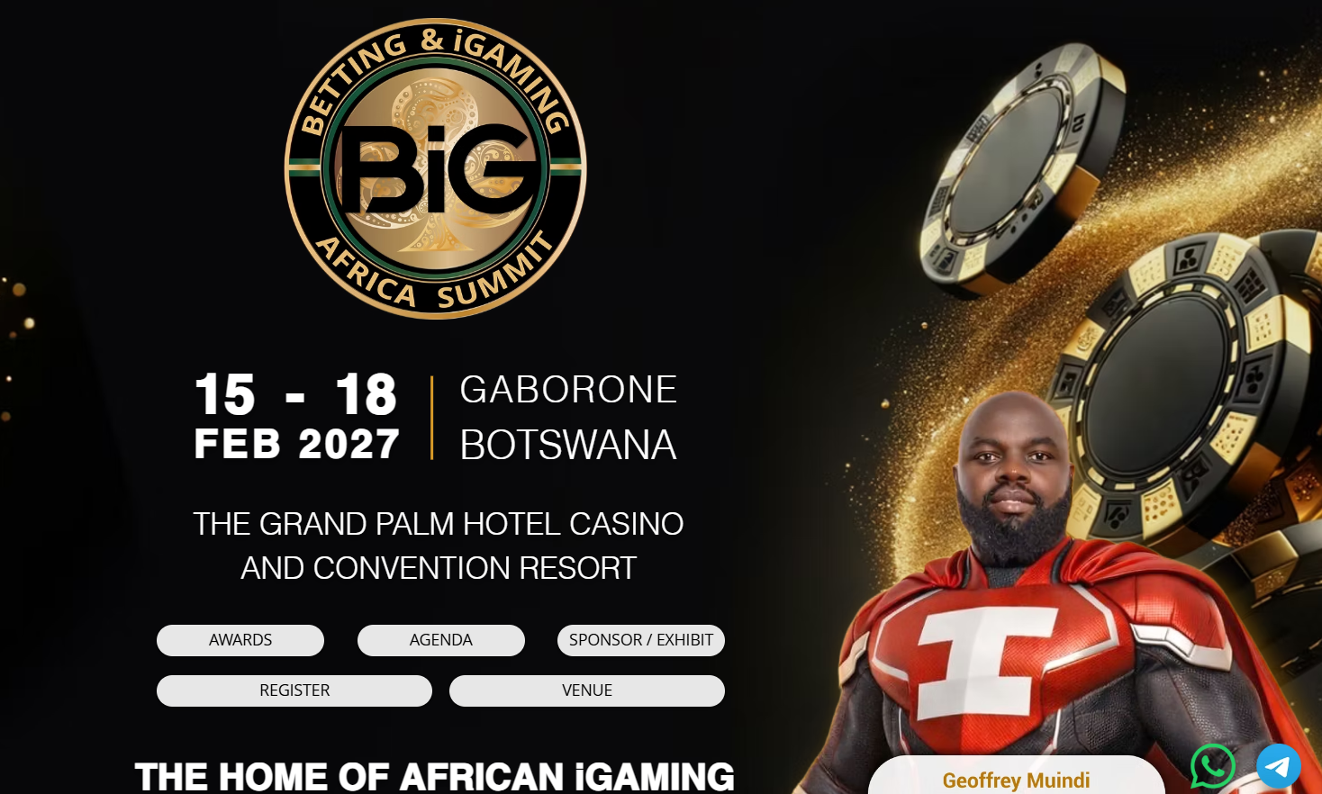 BiG Africa Summit in Gaborone — iGaming conference on the African market, regulation, gambling licensing and affiliate programs
