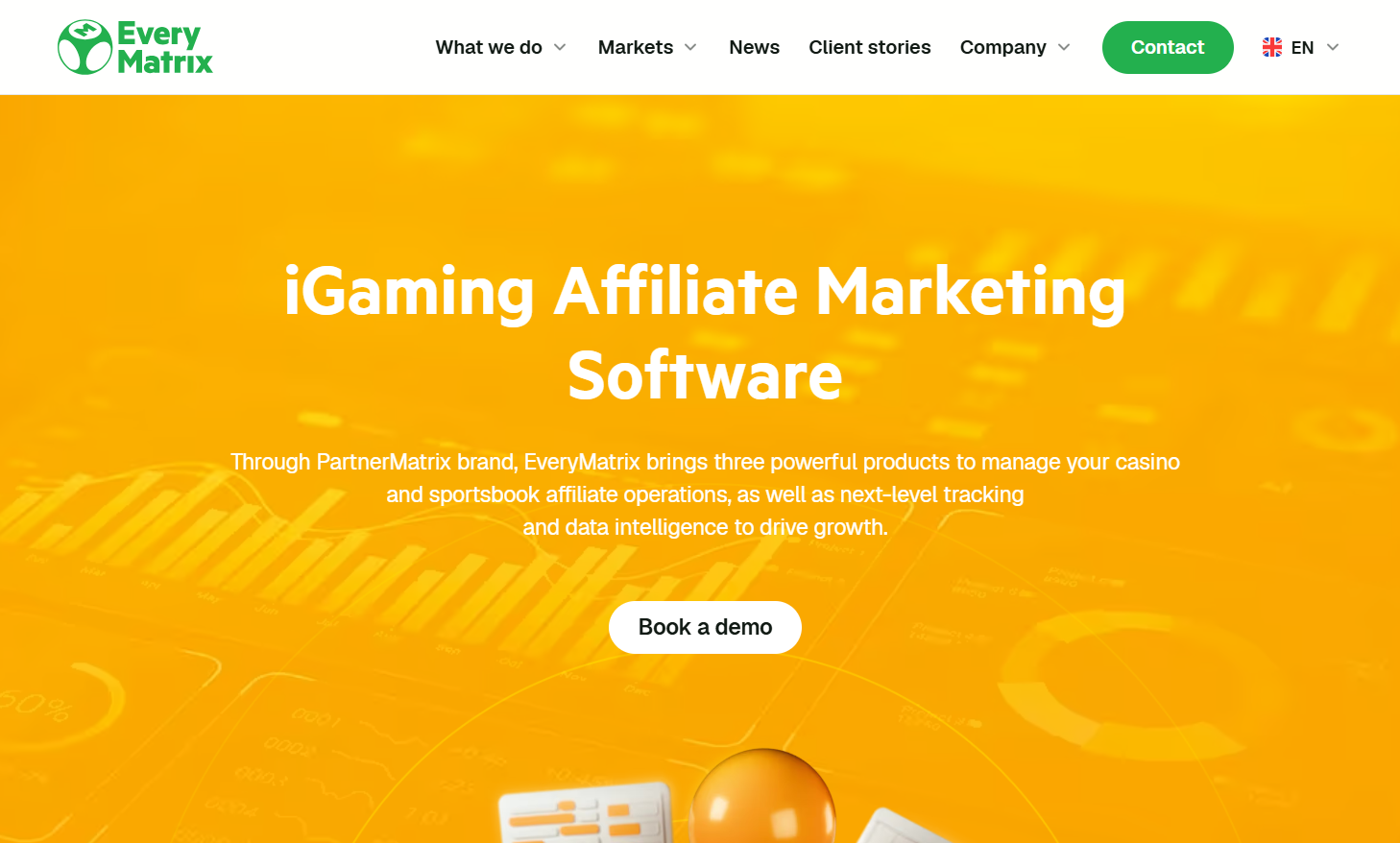 PartnerMatrix by EveryMatrix iGaming affiliate marketing software