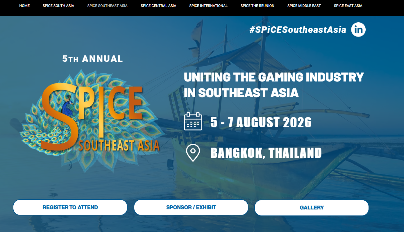 SPiCE Southeast Asia in Bangkok — iGaming conference for operators, affiliates and technology companies across Southeast Asia